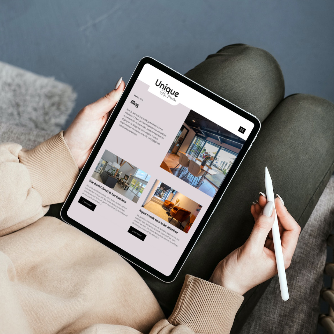 Website Unique by Martine case
